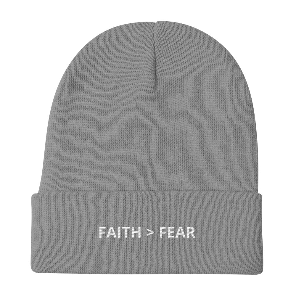 Glaube > Angst Beanie