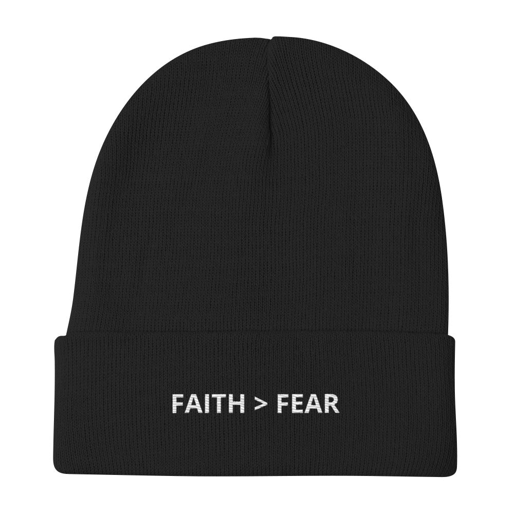 Glaube > Angst Beanie